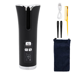 Rizador De Pelo Automático Inalámbrico, Rizador Inteligente Recargable Negro Para Peinar El Cabello, Varita Rizadora De Cabello Rápida Que Se Calienta precio
