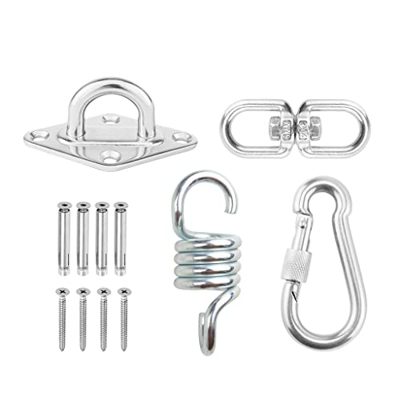CHANGCHUNTENG 70 0lb Primavera de extensión de Acero Resistente de la Capacidad de Peso se Adapta a los Accesorios de Hardware de Silla de Hamaca (5pc