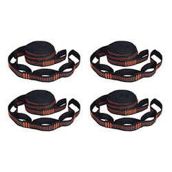 KU Syang 4 Piezas Correas de Hamaca con 5 Anillos de Alta Carga de PoliéSter Reforzado para Hamaca Exterior Naranja en oferta