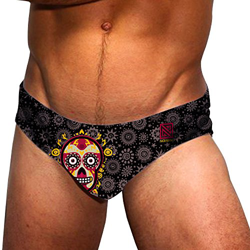 Nonbak Bañador Man Mexico Yucatan Red Natacion Triatlon Waterpolo Traje de baño Swimwear Swimsuit (XS) en oferta