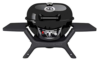 OUTDOORCHEF P-420 G MINICHEF Parrilla Mesa Gas Negro - Barbacoa (Parrilla, Gas, Mesa, Negro, Alrededor, Tapa con bisagra)