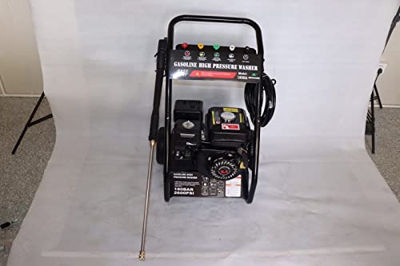 XINSOODD Presión de gas Washe-r | 7.5HP 210cc P 4 - Stroke Gas Gasolina Motor Lavadora a presión de agua fría con (negro, 51 * 50.5 * 46 cm)