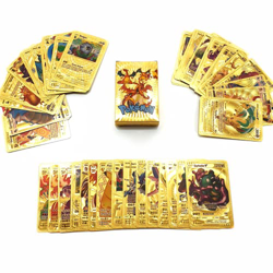 55 Cartas Pokémon Dorada PVC. Edición Coleccionista Tarjeta Oro Vmax, GX, Basic, V - Golden Card (c5323) características
