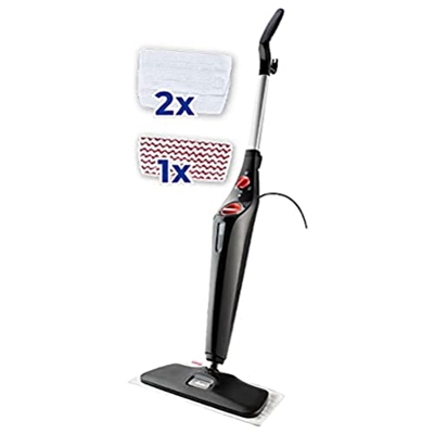 Vileda Steam 3.0 XXL Power Pad Vaporeta Negro, Grande