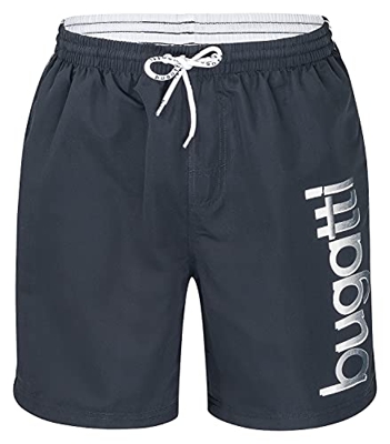 bugatti® - Bañador para hombre en azul, verde, azul marino, rojo, negro o turquesa., gris oscuro / antracita., L