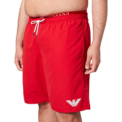 Emporio Armani Swimwear Bermuda Bold Logo Tape Bañador, Negro, 3XL para Hombre precio