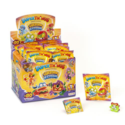 SUPERTHINGS Guardians of Kazoom – Caja de 50 One Packs con Figuras de la Serie Guardians of Kazoom. Cada sobre Contiene 1 SuperThing y 1 Checklist características