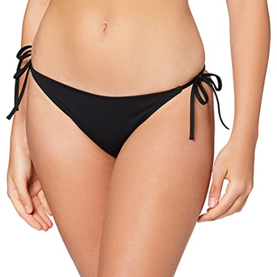 Calvin Klein String Side Tie Bragas de Bikini, Pvh Black, XS para Mujer