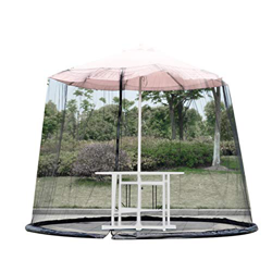 Dongzhi Sombrilla de jardín al aire libre para tu sombrilla en un cenador, mosquitero para exteriores, para patio, mosquitero, resistente a los rayos  en oferta