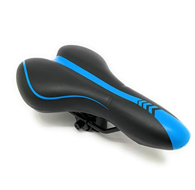 Ducomi Sillín de Bicicleta Profesional Ergonómico para Hombre y Mujer, Suave Acolchado para Bicicleta de Ciudad, Bicicleta de Carretera y MTB, Asiento