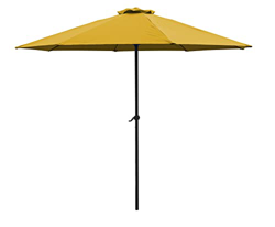 Best Goods Paraguas de exterior, paraguas de ocio de interior, paraguas de playa, diámetro 15 mm, manivela ajustable, protección contra la lluvia y el en oferta