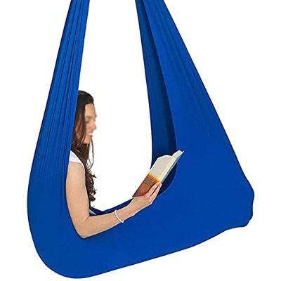 JUANYAO Columpio Terapia Interior Hamaca Suave para Adultos Y Niños Exteriores Elástico Abrazar Hamaca Swing para Yoga TDAH, Autismo, Aspergers E Inte