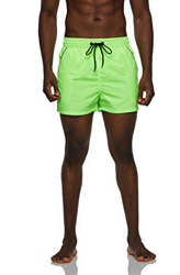 Arcweg Bañadores Hombres de Natación Pantalones Cortos de Playa Hombres Deportes Secado Rápido Ajustable Cómodo Actividad Acuáticos Verde Fluorescente características