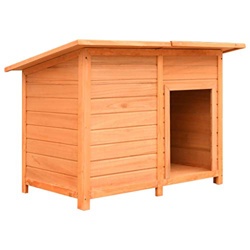 Tidyard Caseta para Perros Madera Maciza de Pino y Abeto 72x85x82 cm precio