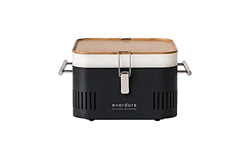 Everdure by Heston Blumenthal Cube - Barbacoa de carbón portátil, 31,8 x 38,4 x 22,4 cm, incluye tabla de cortar, color: antracita en oferta