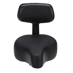 ZCQBCY Asiento de sillín de Bicicleta con Soporte de Respaldo Asiento de Bicicleta cómodo Scooter de Bicicleta eléctrica Almohadilla Ancha y Suave Hom características
