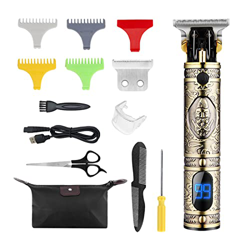 Kavolet Cortapelos Hombre Profesional Eléctrica, Máquina Cortar Pelo Inalámbrica con Pantalla LCD, Cortadora de Pelo con 3 Peines Guía, Cortapelos Hom precio