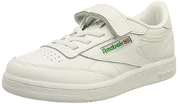 Reebok Club C 1V, Zapatillas, Blanco (White/Glen Green/Vector Blue), 32 EU en oferta