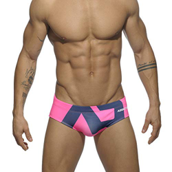 HZQIFEI Bañadores De Natación para Hombre Shorts de Baño Playa Calzoncillos Trajes De Baño Deporte Secado Rápido Moda Shorts (Rosa, L) en oferta
