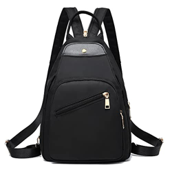 Wishliker Antirrobo Mochilas Bolsos Cruzados en el Pecho Hombre Mujer,Negro en oferta