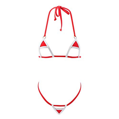 SHERRYLO 2018 New Various Style Micro Bikini Exotic Bañador Costumes Swimsuit Mujer (Red2)