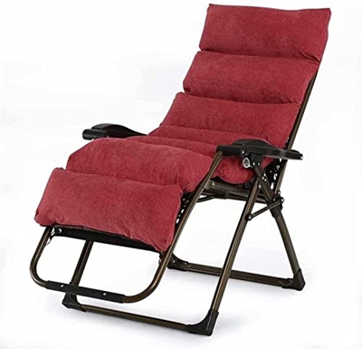 HZYDD El sillón reclinable plegable para terraza de gravedad cero es adecuado para balcón, jardín, terraza, césped, camping, portátil, 200 kg (color: 