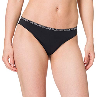 Calvin Klein Brasileño Juego de Bikini, Pvh Black, L para Mujer