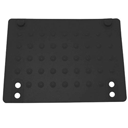 szlsl88 Resistente Al Calor Esterilla para Cabello Herramienta, Silicona Wave Punto Calor Esterilla para Plancha de Pelo Plancha Rizadora - Negro, Fre precio