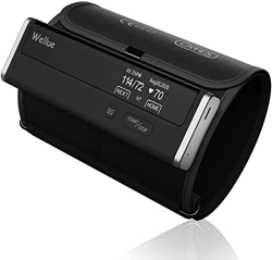 Wellue BP2 Connect -Tensiómetro de Brazo con ECG, Sincronización Wi-Fi y Bluetooth, Monitor de Presión Arterial, Monitoreo Cardíaco ECG, Mediciones en precio