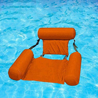 FANIER Hamaca hinchable Lounge, piscina flotante Hammock Recliner Lounge hinchable Lounge de baño tumbona de agua tumbona piscina cama flotante sofá (