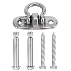 Gancho para Hamaca, Hebilla Oscilante Anticorrosión Resistente con Soporte de Carga con Tornillo para Madera para Hamacas para Uso en Exteriores(Estil en oferta