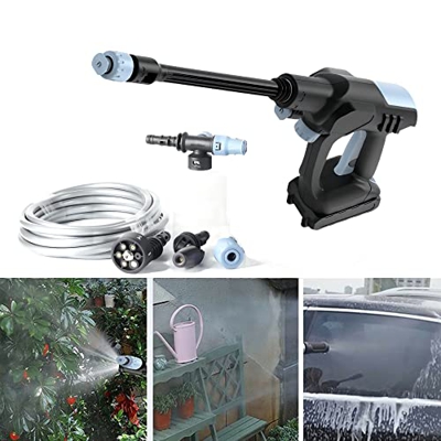Limpiadora Alta Presion con Boquilla Ajustable y Conector Rápido Máquina de Lavado a Presión - 350W Superpoder Hidrolimpiadora Coche Portatil para Lav