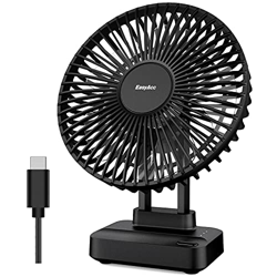 EasyAcc Ventilador de Escritorio Circulación de Aire 3 Ajustes de Velocidad USB Ventilador Portátil Silencioso Viento Fuerte,Adecuado para Oficinas,Do en oferta