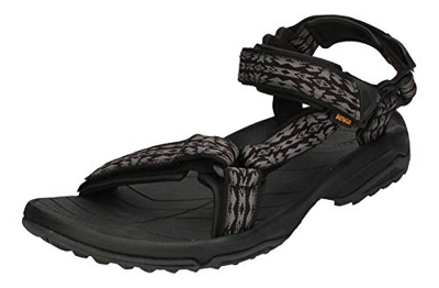 Teva Terra Fi Lite Sandal Mens, Sandalias con Correa de Tobillo Hombre, Rambler Black Rrbk, 50.5 EU