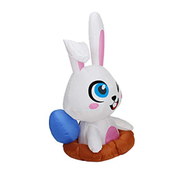 F Fityle Conejito Inflable Gigante, con luz LED de 47 Pulgadas, Animado para Pascua, Fiesta en el jardín al Aire Libre, año Nuevo en oferta