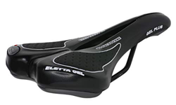 Montegrappa - Sillín para bicicleta de carretera MTB Trekking Unisex Mod. SM Eletta Gel 1150 Made in Italy Color Negro precio