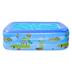 Bestlle Piscina Inflable para Patio Trasero - Piscina de salón Inflable sobre el Suelo para niños Adultos - para Fiesta de Agua de Verano (Fondo de Bu características