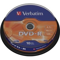 DVD-R Matt Silver 4,7 GB 10 pieza(s), DVDs vírgenes