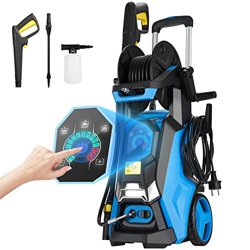 Anbull Hidrolimpiadora de Alta Presion 2000W, Hidrolimpiadora Eléctrica de Tres Velocidades, 3800PSI, Pantalla CNC, IPX5, Muy Adecuada para Coches, Ca en oferta