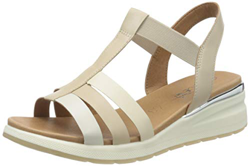 Caprice 9-9-28308-26, Sandalias Planas Mujer, Color Beige, 40 EU en oferta