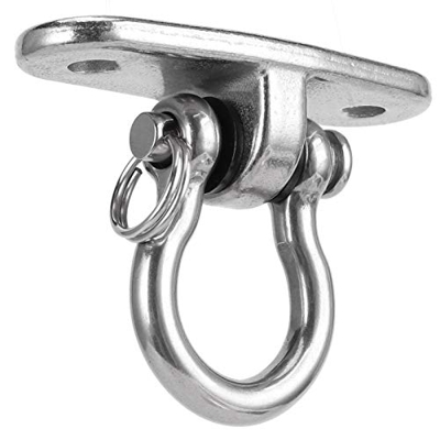Hebilla de Hamaca, 2 Tipos Diferentes Hebilla de Silla Colgante Antioxidante con Tornillo de Madera para Sacos de para Uso en Exteriores(Estilo Ⅱ)