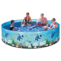 N/A/A Piscina Redonda para Niños | Piscina Infantil Plegable portátil | Piscina Infantil Redonda para niños, para Interior y Exterior, para Mascotas,  características