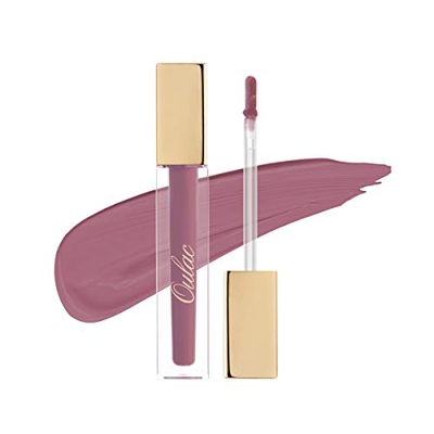 Oulac Brillos Labiales Mate Natural, 8hrs+ Larga Duración, Lápiz de Labios,Lipgloss Nude, 4,5 ml, Beso de Long Beach (M13)