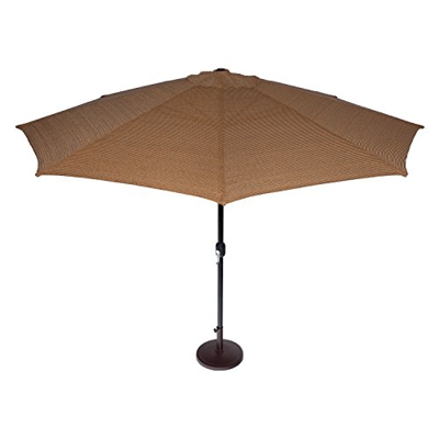 Coolaroo Mercado Paraguas 11-Feet Mocha
