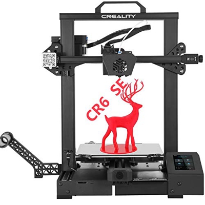 Impresora 3D oficial Creality CR-6 SE nivelación libre (con una actualización adicional de 32 bits placa base silenciosa), extrusora mejorada, volumen