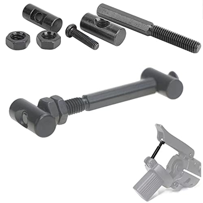 Flycoo Shaft Lock Tornillo de barra de tracción plegable para Segway Ninebot Max G30, juego de tornillos de repuesto de acero al carbono (1 unidad)