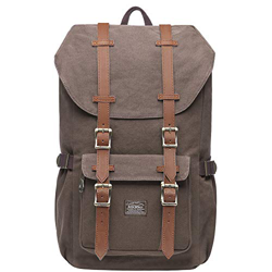 KAUKKO Mochilas Tipo Casual Compartimento para 15" Portátil 22 litros CAFÉ características
