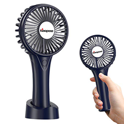 Ventilador de escritorio, KOOPAO Ventilador de mano, Ventilador USB portátil Mini Mesa de Mano de Refrigeración, 3 Velocidades, Ventilador Eléctrico R precio