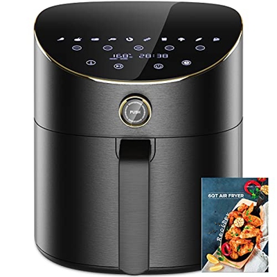 Freidora sin Aceite, Freidora de Aire Caliente con 10 Programas XXL