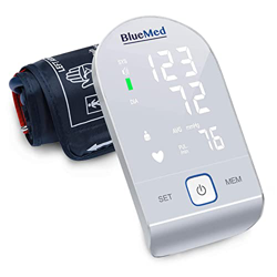 BlueMed Monitor electrónico de presión arterial para la parte superior del brazo: monitor de presión arterial inteligente profesional, detección de la en oferta